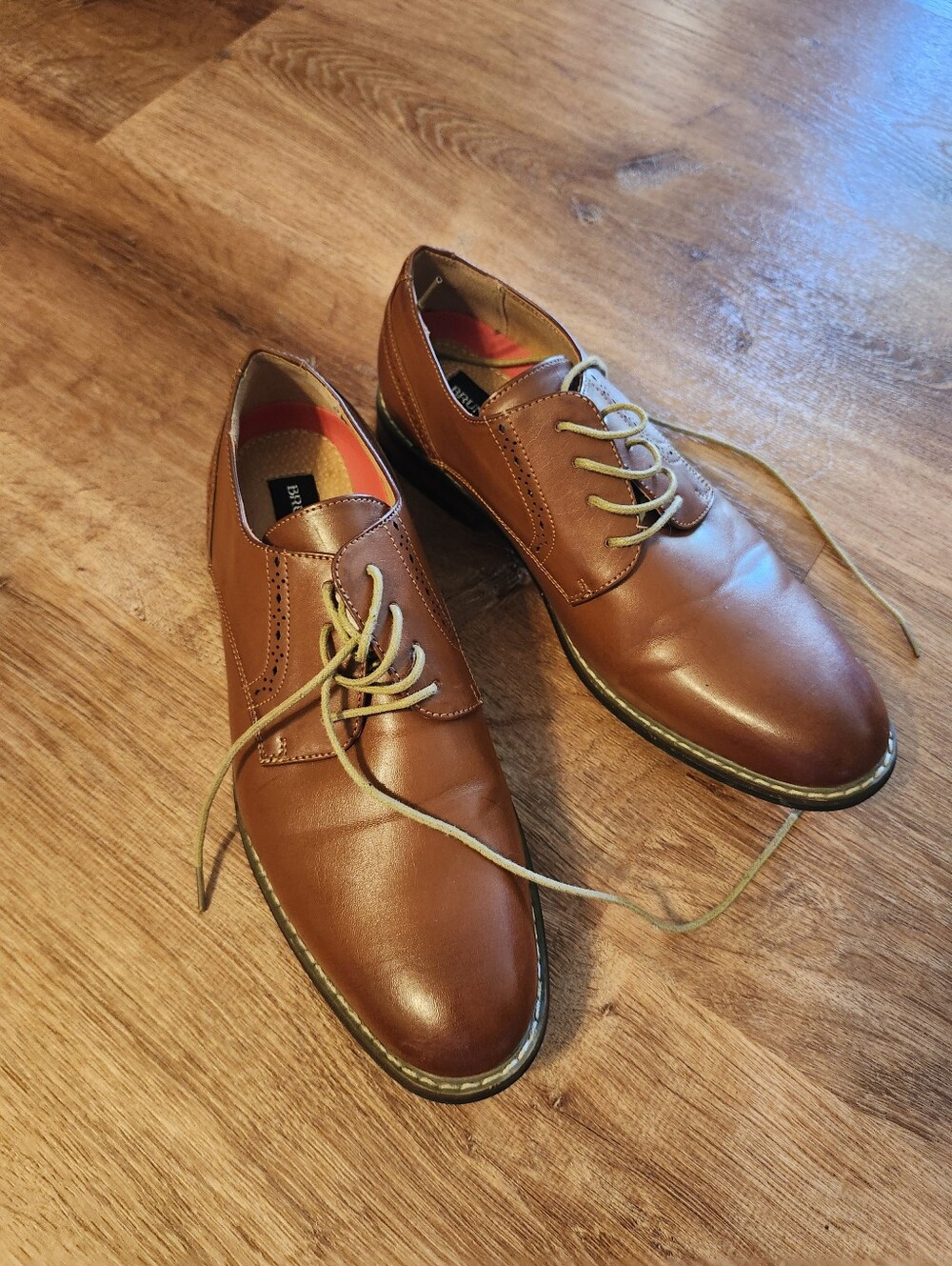Mens Brown Dress Shoes Size 8